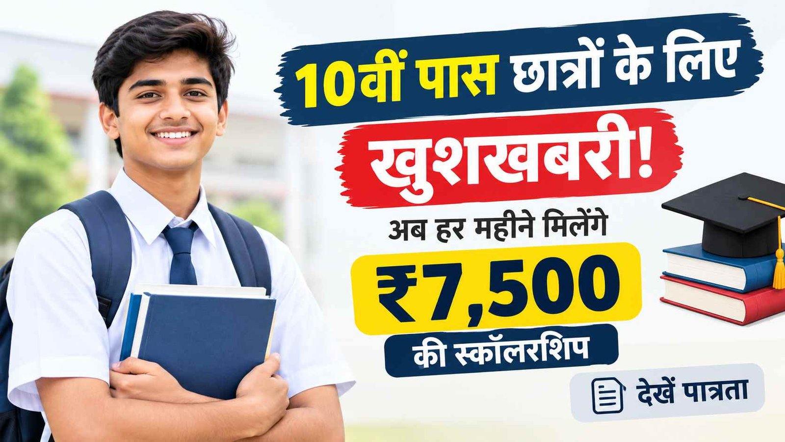 छात्रों के लिए खुशखबरी! अब हर महीने मिलेंगे ₹7,500 की स्कॉलरशिप, देखें पात्रता